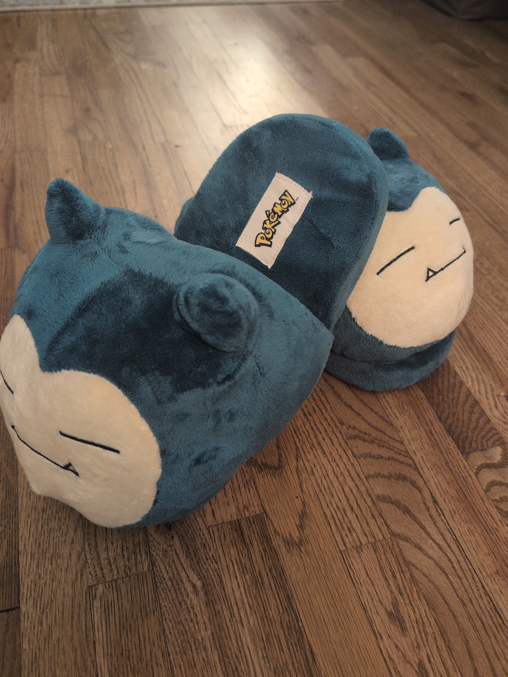 Pokemon Snorlax Plush Slippers Sz Large